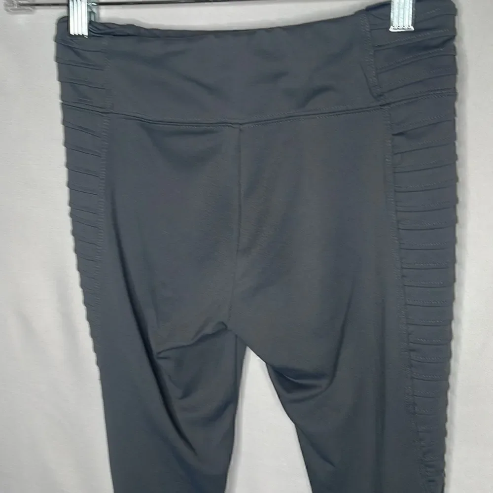 Justice Active Full Length Grey Girls Leggings. Size 12.